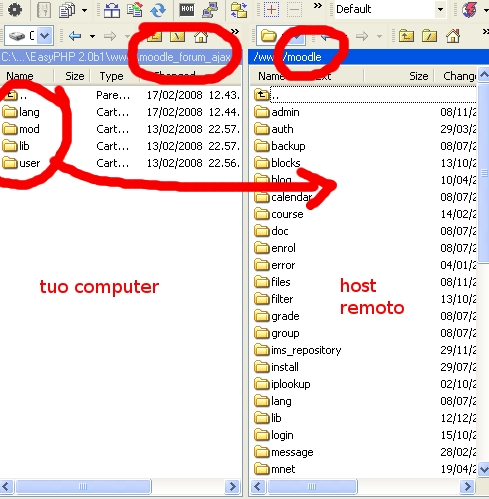 trasferimento file
